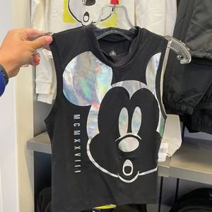 Earidecent Mickey MCMXXVIII 1928 Sleeveless Top & Bike Shorts (Set)